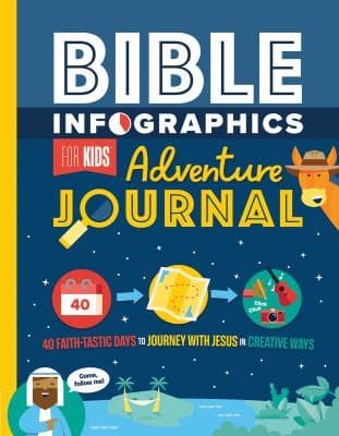 Bible Infographics for Kids Adventure Journal - by Harvest House Publishers (Paperback)