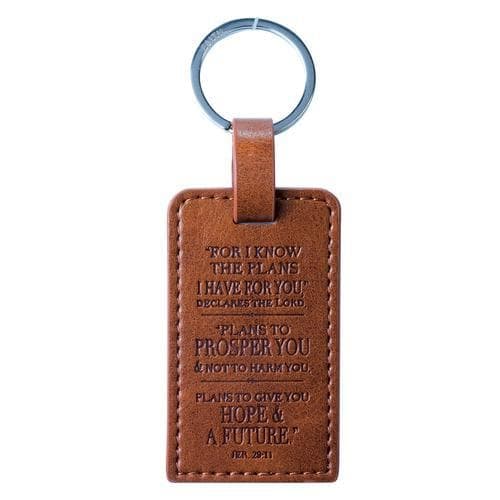 Brown Lux-Leather Keyring I Kn Brown Lux-Leather Keyring I KN (Other)